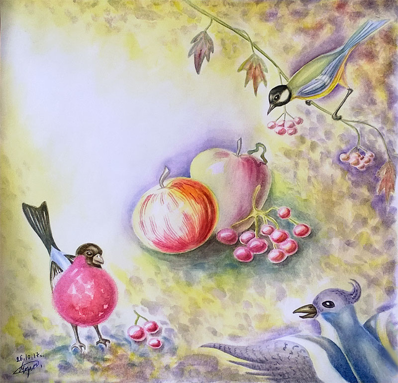 Птицы и плоды