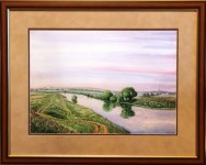 речной подмосковный пейзаж