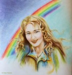 автопортрет Черновой Юлии пастелью