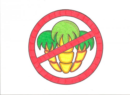 Значок "Не ходите, дети, в Африку гулять"