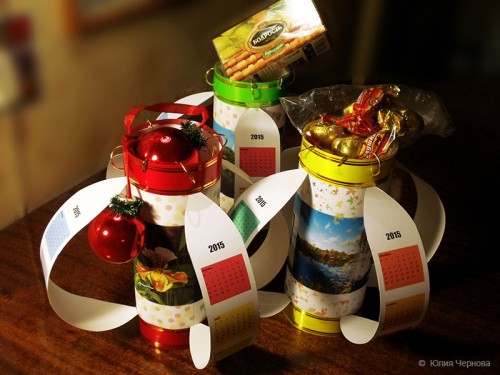 Календари-упаковка новогодних подарков